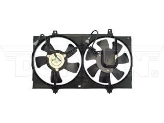 Dorman 620-415 Dual Fan Assembly Without Controller for 1998-2001 Nissan Altima - Black