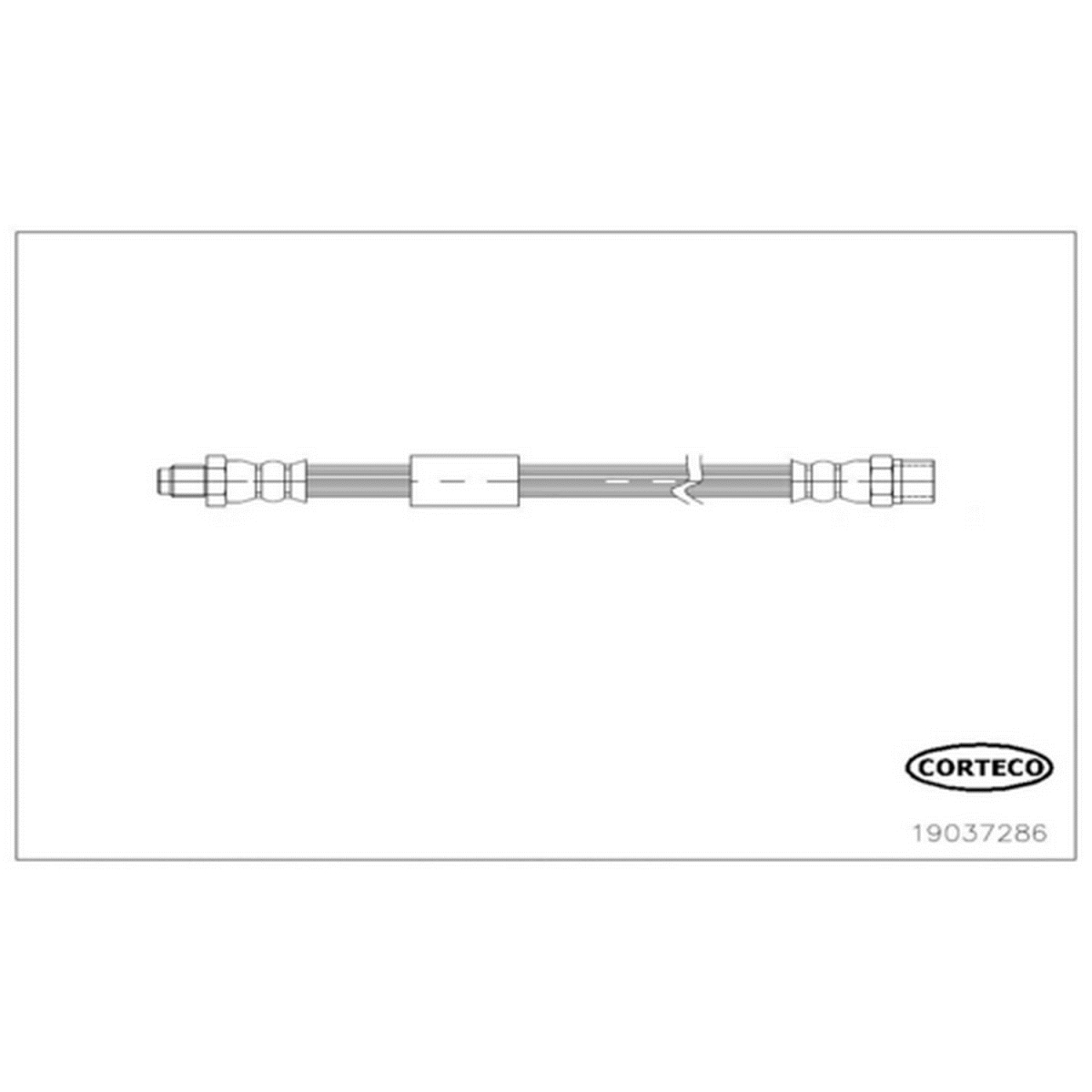 19037286 Brake Hose for 2011-2015 BMW 740i