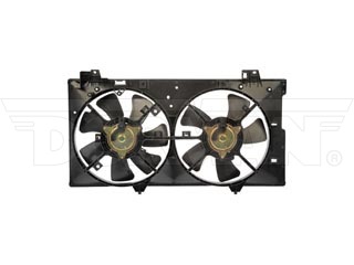 Dorman 620-708 Dual Fan Assembly Without Controller for 2003-2008 Mazda 6 - Black