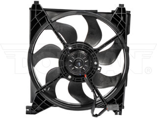 Dorman 620-712 Radiator Fan Assembly Without Controller for 2001-2006 Hyundai Santa Fe - Black