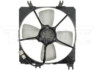 Dorman 620-215 Radiator Fan Assembly Without Controller for 1988-1991 Honda Civic, 1988-1991 Honda CRX - Black