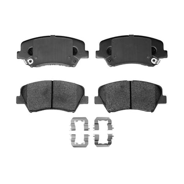 AD1543 Ultra Premium Ceramic Formulation Brake Pads for 2013-2016 Hyundai Santa Fe Sport