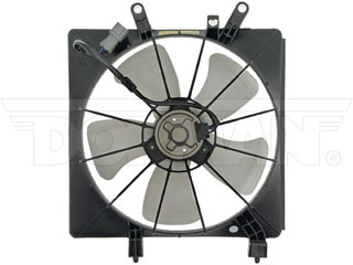 Dorman 620-219 Radiator Fan Assembly Without Controller for 2001-2005 Honda Civic - Black