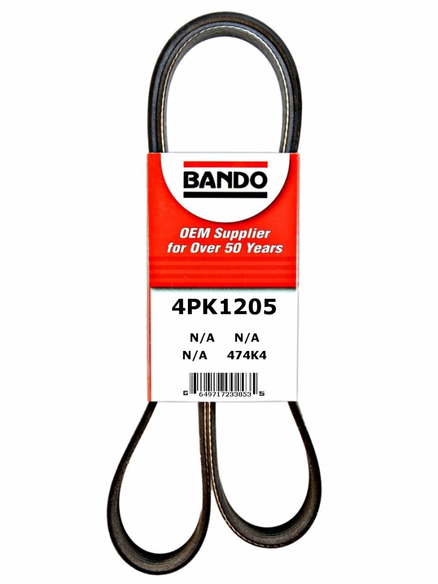 4PK1205 Serpentine Belt for 2004 Scion xA - Pack of 4