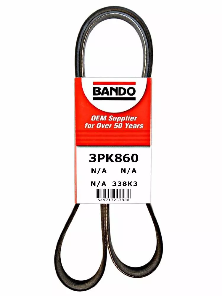 Rib Ace Precision Engineered V-Ribbed Belt, 3PK860