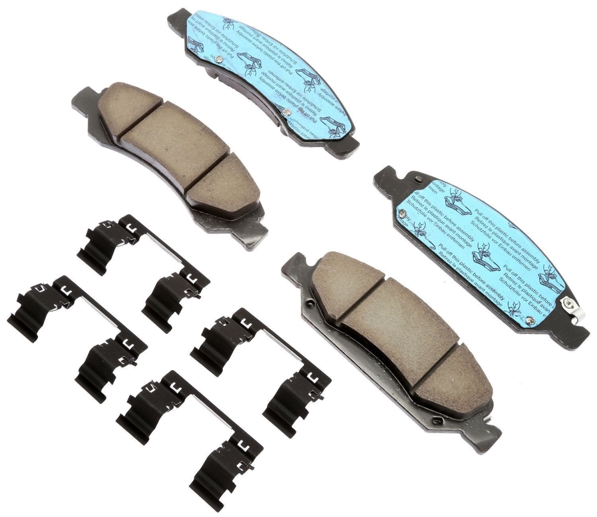 17D1367ACHF1 6.63 in. Front Disc Brake Pad Kit