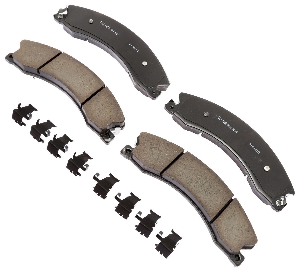 17D1411CHF1 Front & Rear Disc Brake Pad Kit