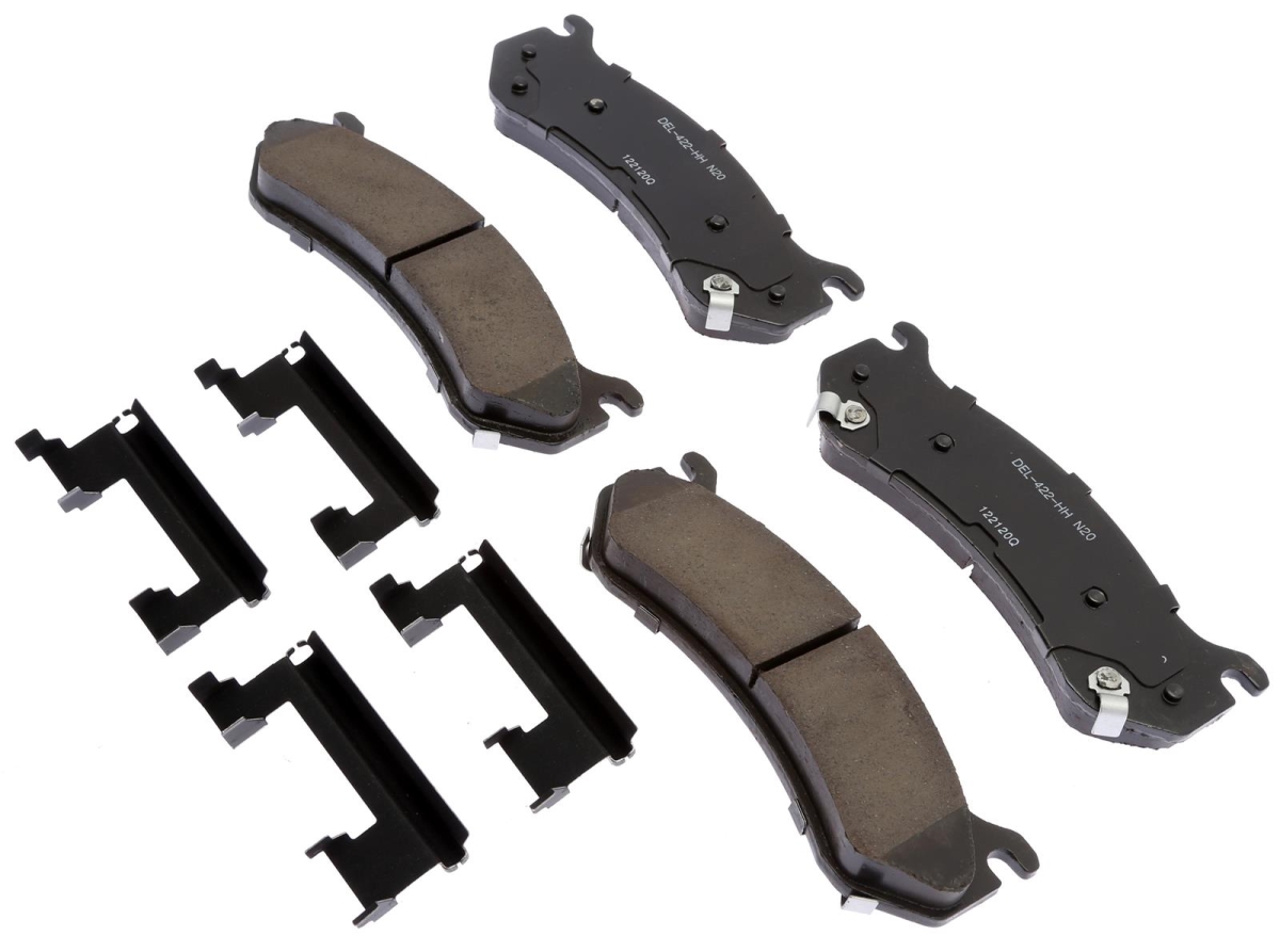 17D785CHF1 Front & Rear Rear Disc Brake Pad Set for 2000-2013 GMC Yukon XL 2500