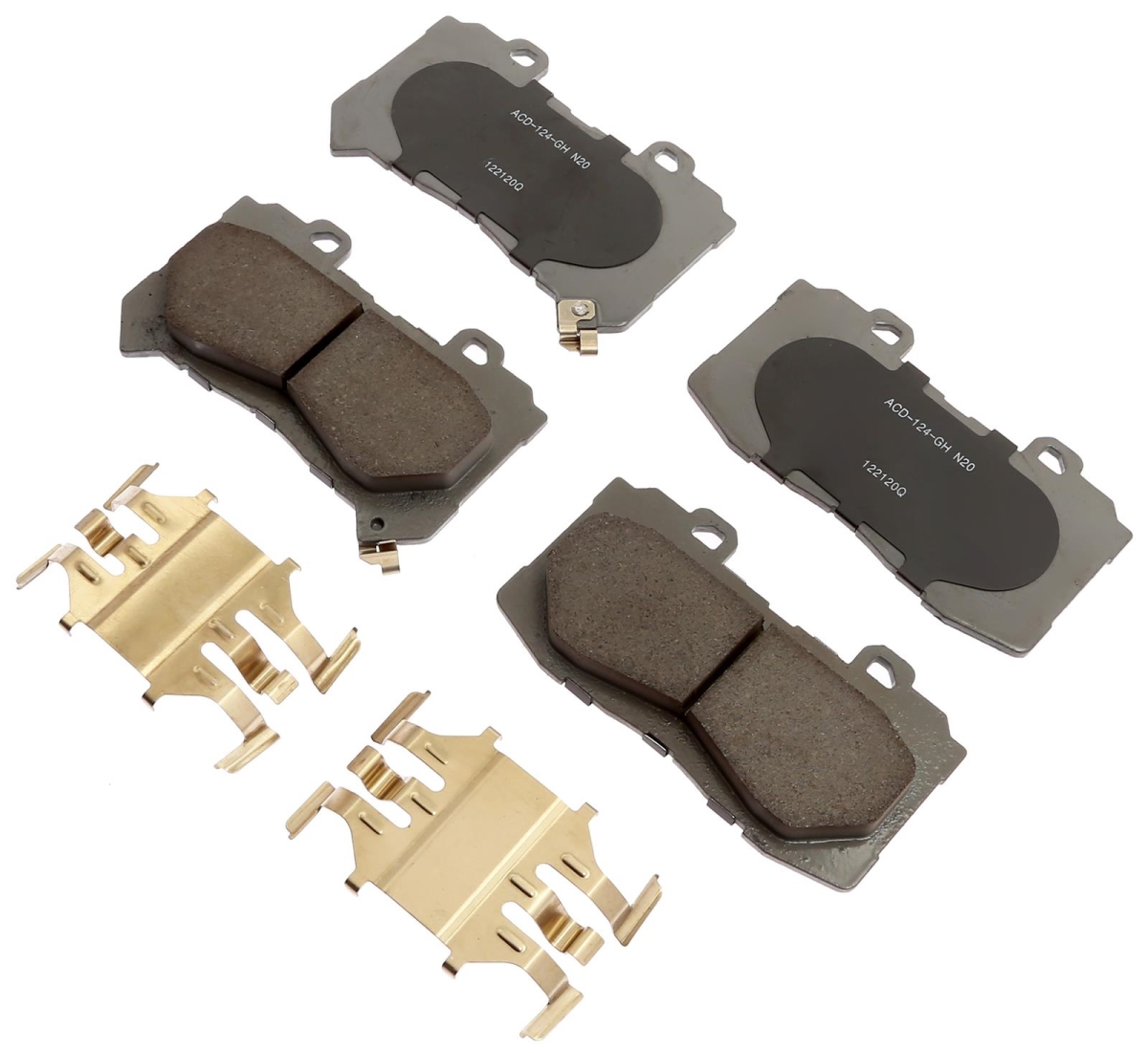 14D1802CHF1 Ceramic Disc Brake Pads for 2015-2020 Chevrolet Colorado