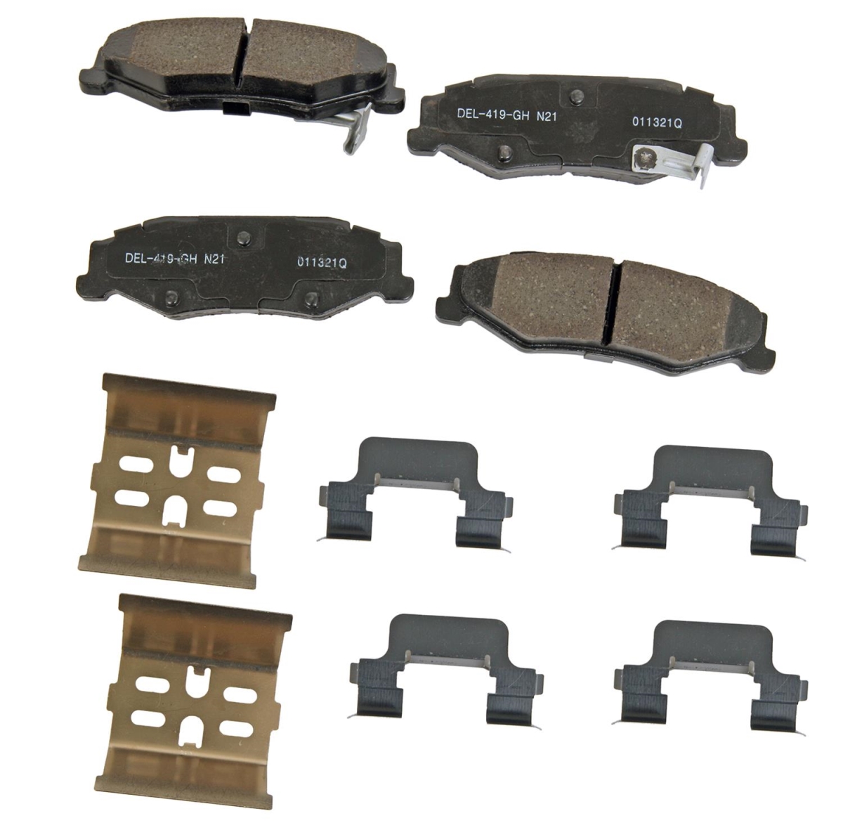 17D732CHF1 Rear Disc Brake Pad Kit for 1997-2004 Chevrolet Corvette
