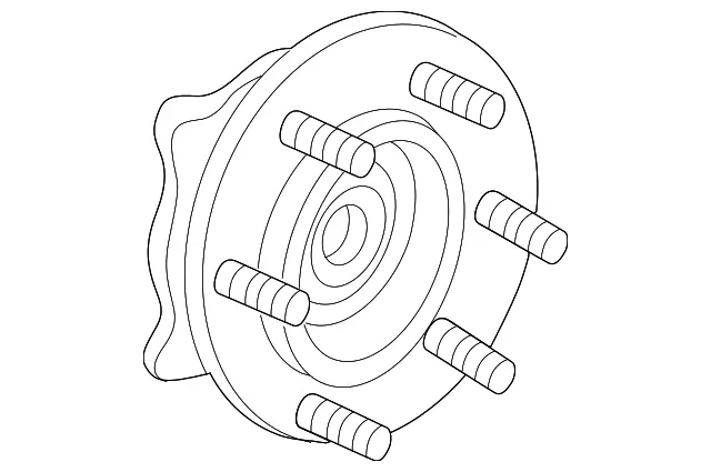 Picture of AC Delco 85137059 Genuine GM Bearing Front Wheel Hub