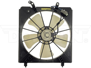 Dorman 620-226 Radiator Fan Assembly Without Controller for 2001-2003 Acura CL, 1999-2003 Acura TL & 1998-2002 Honda Accord - Black
