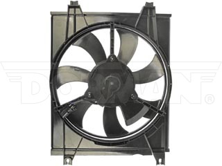 Dorman 620-736 Condenser Fan Assembly Without Controller for 2004-2009 Kia Spectra, 2005-2009 Kia Spectra5