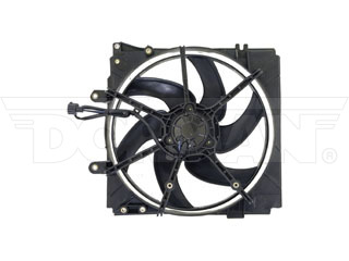 Dorman 620-751 Radiator Fan Assembly Without Controller for 1998-1999 Mazda 626 - Black