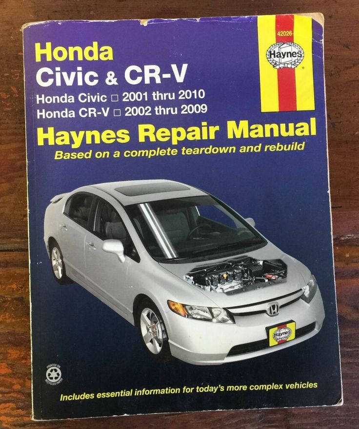 42026 Repair Manual for 2002-2011 Honda CR-V