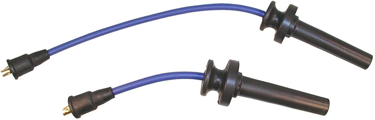 728 Rear Ignition Wires Spark Plug Wire Set for 1997-2004 Mitsubishi Montero Sport - Black