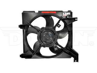 Dorman 620-812 Radiator Fan Assembly Without Controller for 2001-2006 Hyundai Elantra - Black