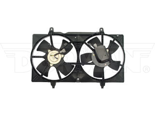 Dorman 620-419 Dual Fan Assembly Without Controller for 2002-2006 Nissan Altima, 2003-2008 Nissan Maxima - Black