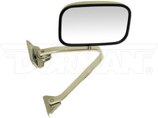 Dorman 955-180 Side View Mirror for 1980-1989 Ford - Chrome - Flat Glass