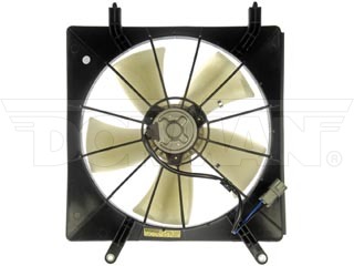 Dorman 620-232 Radiator Fan Assembly Without Controller for 2002-2006 Honda CR-V, 2003-2009 Honda Element - Black