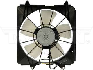 Dorman 620-235 Radiator Fan Assembly Without Controller for 2003-2007 Honda Accord - Black