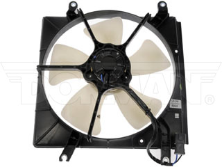 Dorman 620-240 Radiator Fan Assembly Without Controller for 1994-1997 Honda Accord, 1997-1998 Honda Prelude - Black