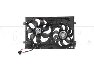 Dorman 620-799 Dual Fan Assembly Without Controller for 2000-2004 Audi, 2011-2014 Volkswagen & 1999-2005 Volkswagen - Black