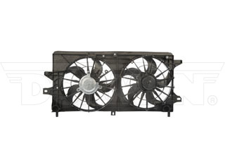 Dorman 620-638 Dual Fan Assembly Without Controller for 2005-2009 Buick, 2004-2005 Chevrolet & 2004-2008 Pontiac - Black