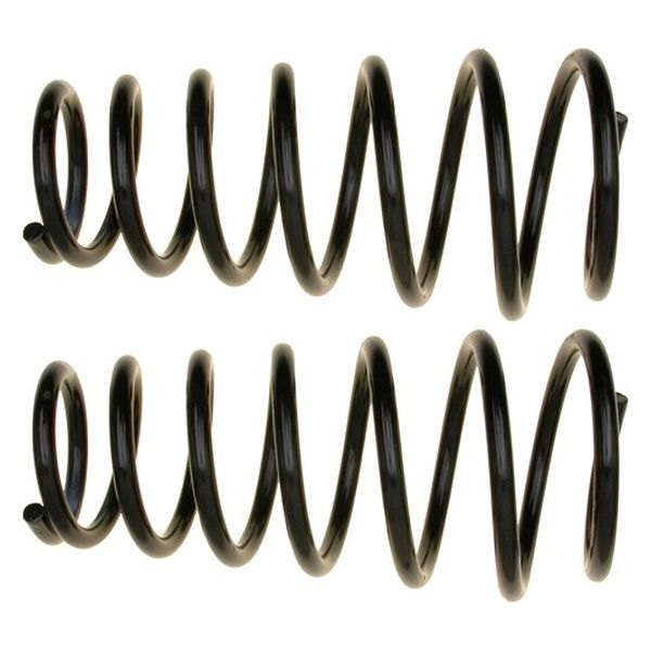 Rear Coil Spring Set - Black - Compatible with Toyota Avalon & Camry
