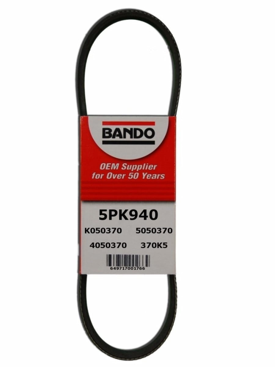 5PK940 Serpentine Belt for 2000-2001 Mitsubishi Eclipse - Pack of 5