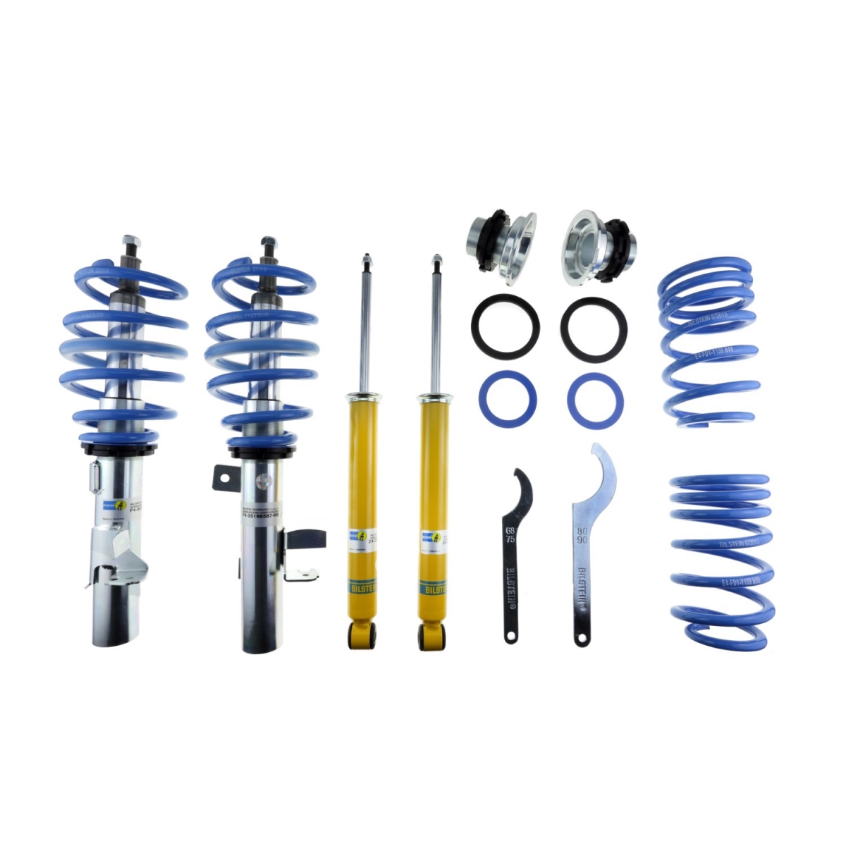 47-232952 Front & Rear Suspension Body Lowering Kit for 2013-2017 Ford Focus