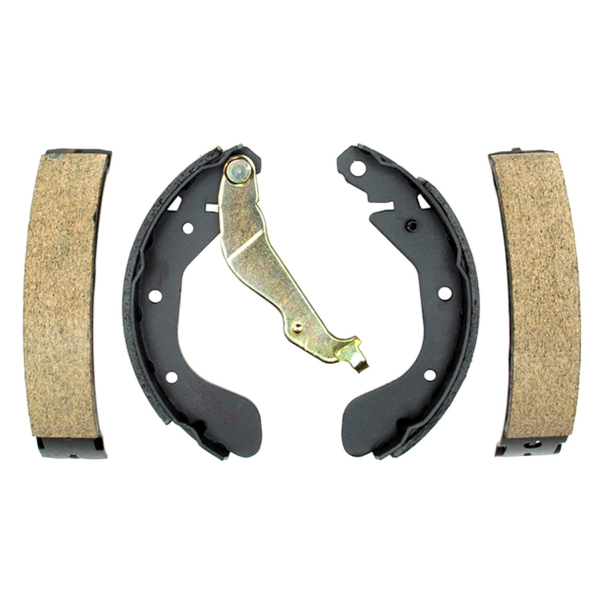 17814B Rear Brake Shoe Set for 2004-2011 Chevy Aveo