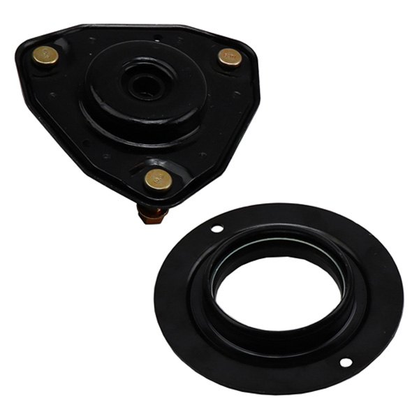 Front Strut Mount Kit - Black - Fits 2014-2019 Toyota Highlander - Durable Rubber