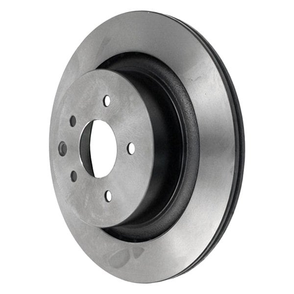 Rear OE Brake Disc Rotor - Silver - Rear - Premium Performance
