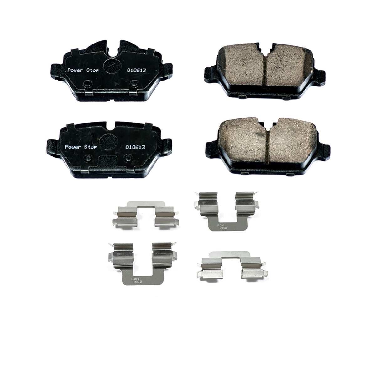 PowerStop 17-1554 Rear Z17 Evolution Plus Disc Brake Pad Set with Hardware Kit for 2011-2016 Mini Cooper Countryman