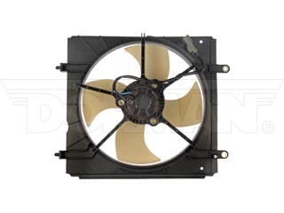 Dorman 620-250 Radiator Fan Assembly Without Controller for 1998-2002 Honda Accord - Black