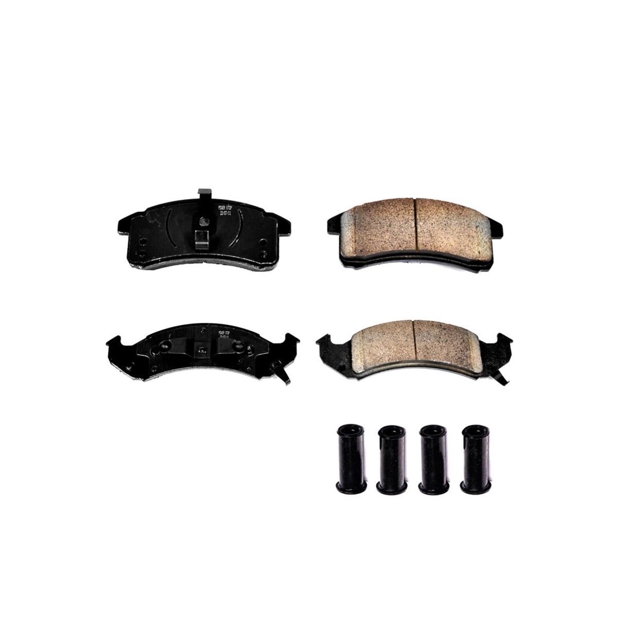 PowerStop 17-505 Front Z17 Evolution Plus Disc Brake Pad Set with Hardware Kit for 1991-1993 Buick Park Avenue