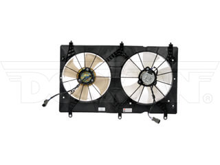 Dorman 620-257 Dual Fan Assembly Without Controller for 2003-2007 Honda Accord - Black