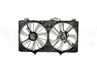 Dorman 621-014 Dual Fan Assembly Without Controller for 2007-2009 Toyota Camry - Black