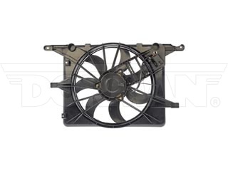 Dorman 620-953 Radiator Fan Assembly with Controller for 2006-2009 Pontiac Solstice, 2007-2010 Saturn Sky - Black