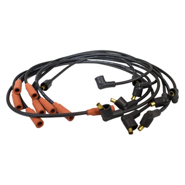 Spark Plug Wire Kit - Black - Compatible with 1968-1972 Ford Bronco - High Quality