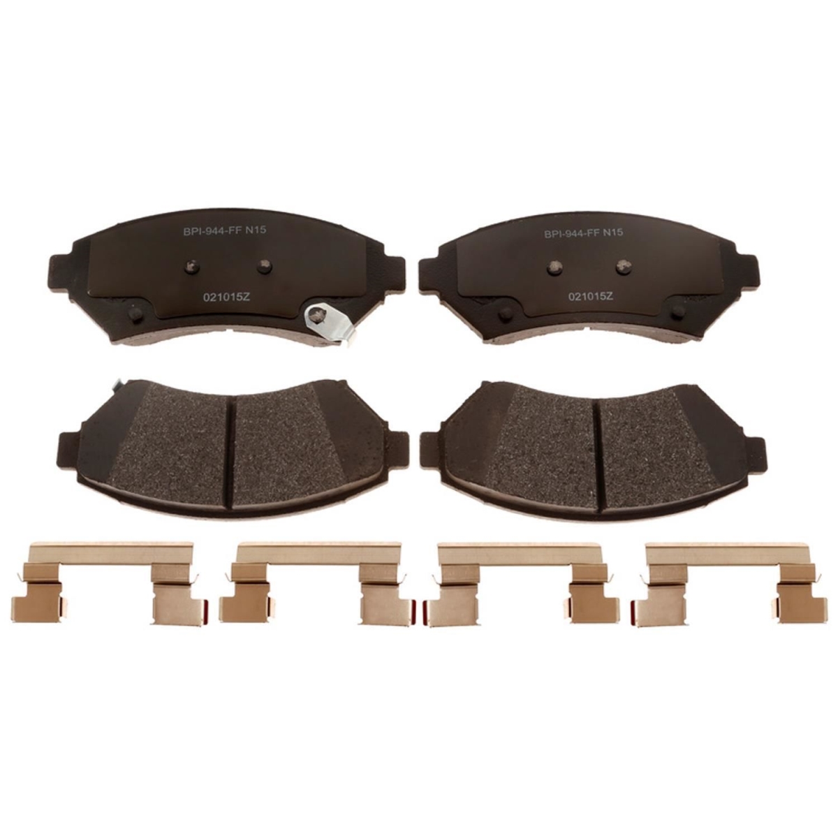 17D699MH Front Brake Pad Set for 1997-2005 Chevrolet Venture