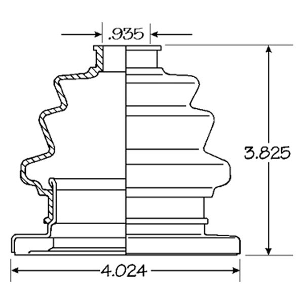 86-1094D CV Boot Repair Kit