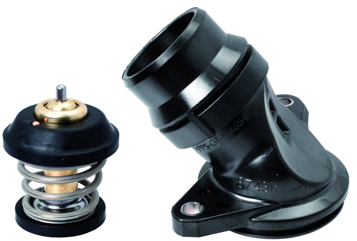 7.8743K Engine Coolant Thermostat Kit for 2010 Audi A3 100 Aniversario & 2008-2011 Audi A3 Attraction Plus