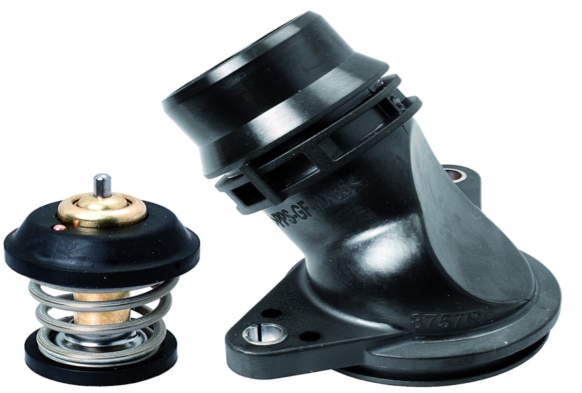 7.8757K Engine Coolant Thermostat Kit for 2010 Audi A3 100 Aniversario & 2008-2013 Audi A3 Ambiente