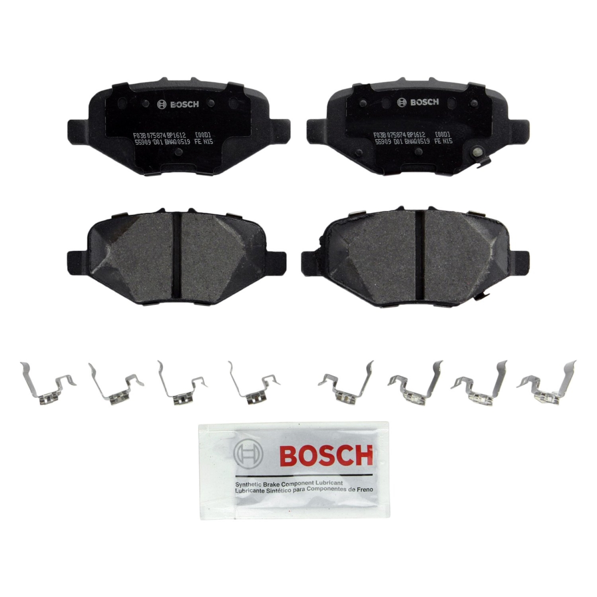 BP1612 QuietCast Premium Disc Brake Pads for 2013-2015 Ford Flex