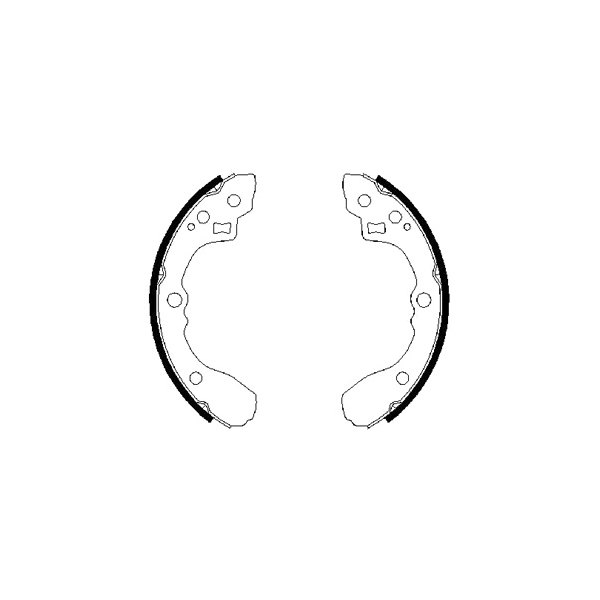 BS906 Rear Parking Brake Shoes for 2010-2015 Lexus RX