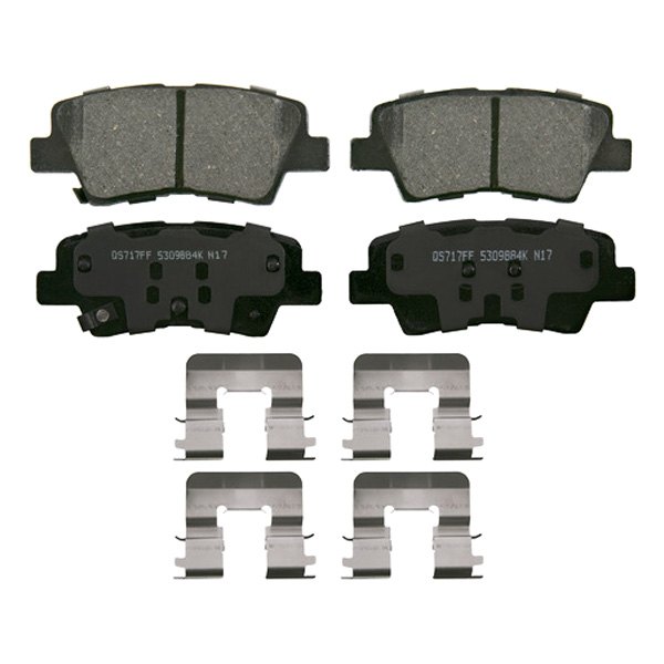 ZD1813 Rear QuickStop Ceramic Disc Brake Pad for 2017-2020 Kia Soul