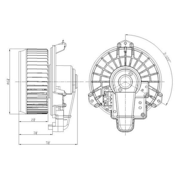 700214 HVAC Blower Motor for 2006-2018 Toyota RAV4