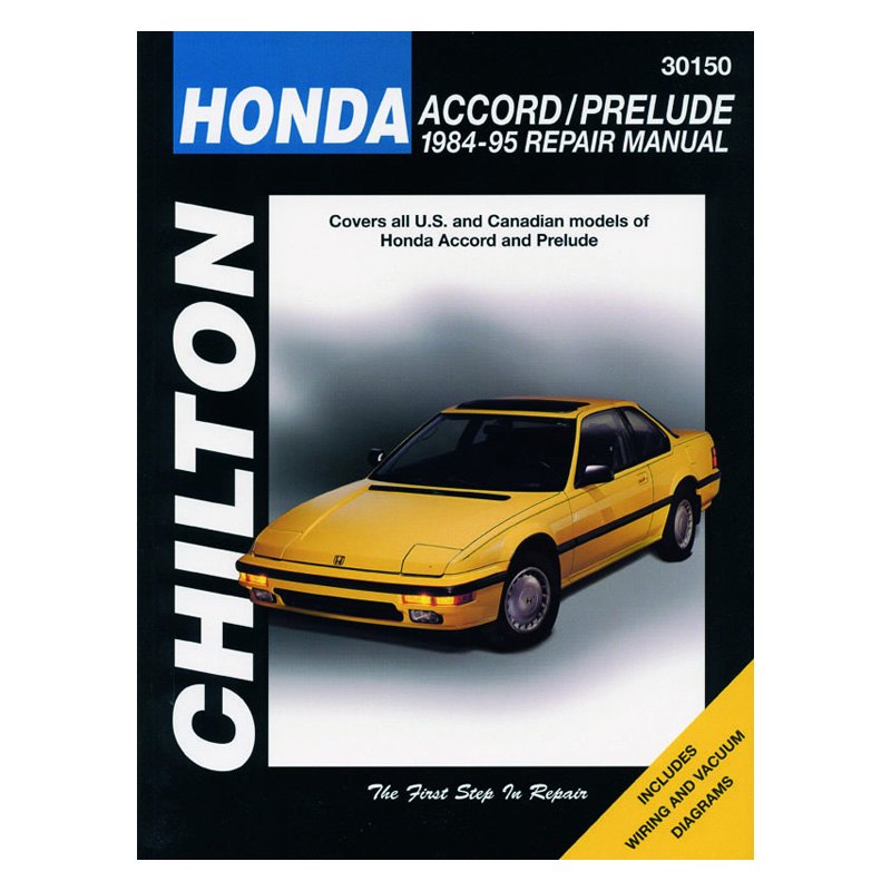 Chilton 30150 Repair Manual for 19841995 Honda Accord